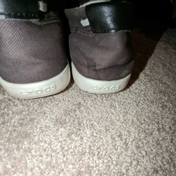 Crocs Women's Walu Canvas Loafer Brown Slip On Shoes Size 11 - Picture 11 of 11